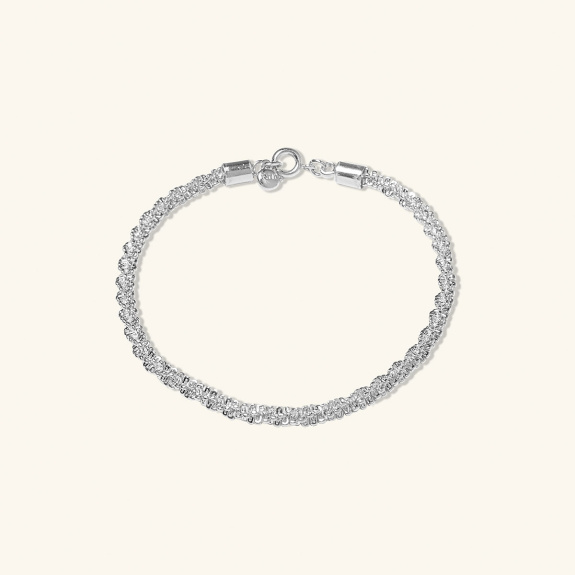 Sparkly Chain Bracelet Silver in the group Shop / Bracelets at ANI (ANI_VA_053)